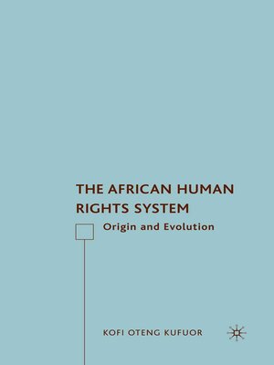 cover image of The African Human Rights System